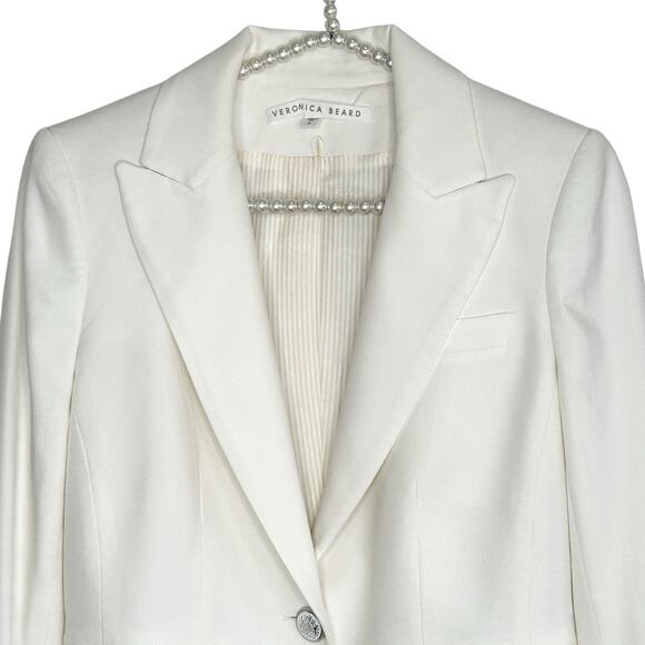 Veronica Beard Schoolboy Danielle Dickey Jacket Blazer Womens 0 Designer Luxury - Picture 3 of 15
